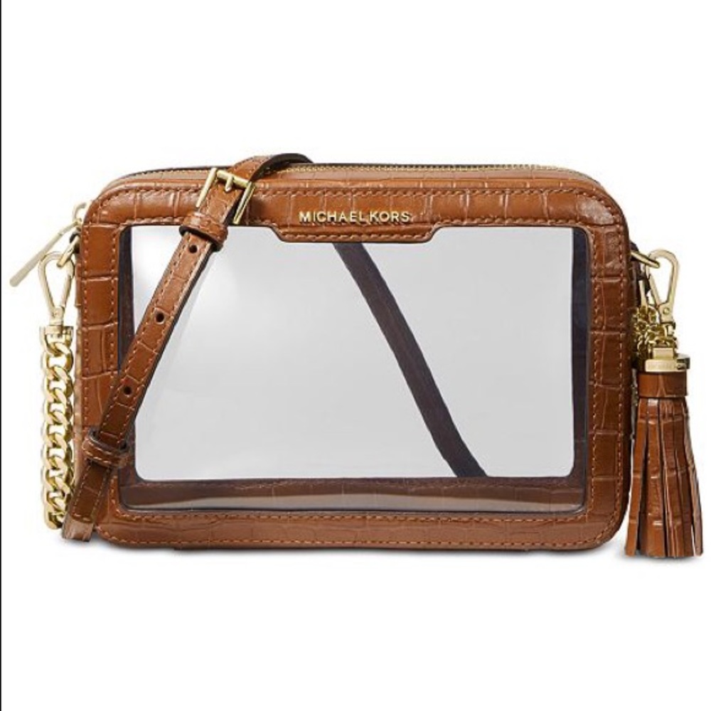 Michael Kors clear camera bag